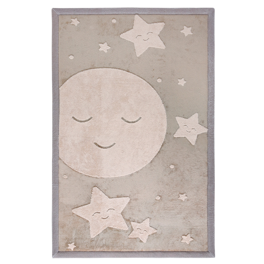 Memóriahabos óriásszőnyeg 200×280 cm – Moon & Stars (3D)