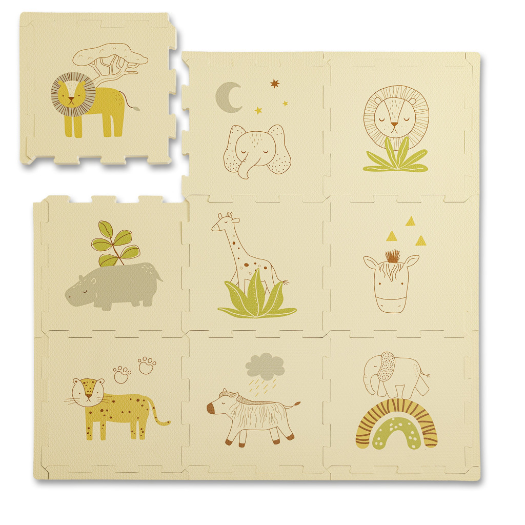 Puzzle játszószőnyeg – Szafari